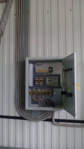 щит автоматики у системы охлаждения на заводе в Шилово
